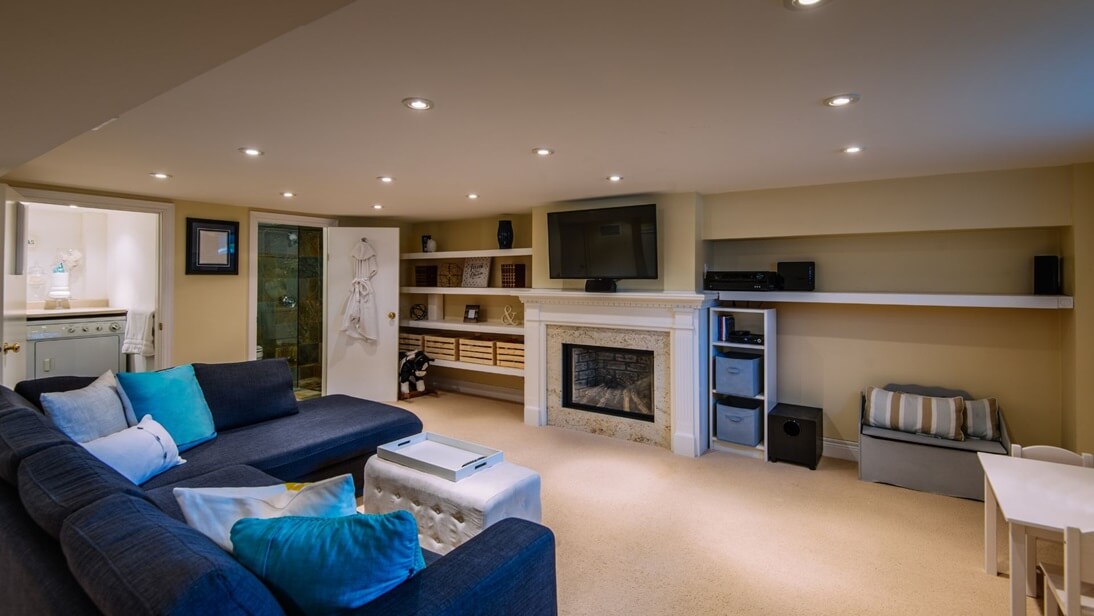 Basement into a Living Space